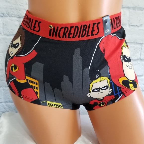 Torrid Incredibles Superhero Family Pixar Disney Boyshort Panty New 1X - Picture 6 of 12